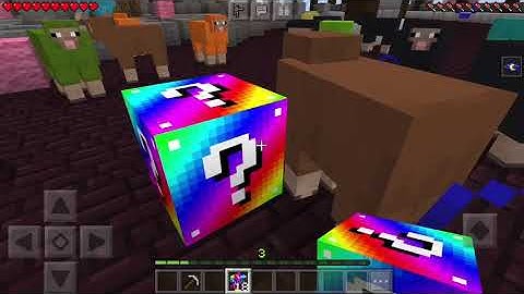 RAINBOW LUCKY BLOCK MOD FOR MINECRAFT PE