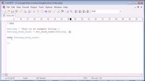 Beginner PHP Tutorial - 34 - String Functions Part 1