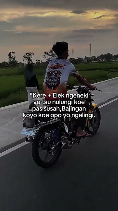 elinge pas butuh e tok | story wa anak motor cb herex nyore with bolo #repost #fypシ゚viral