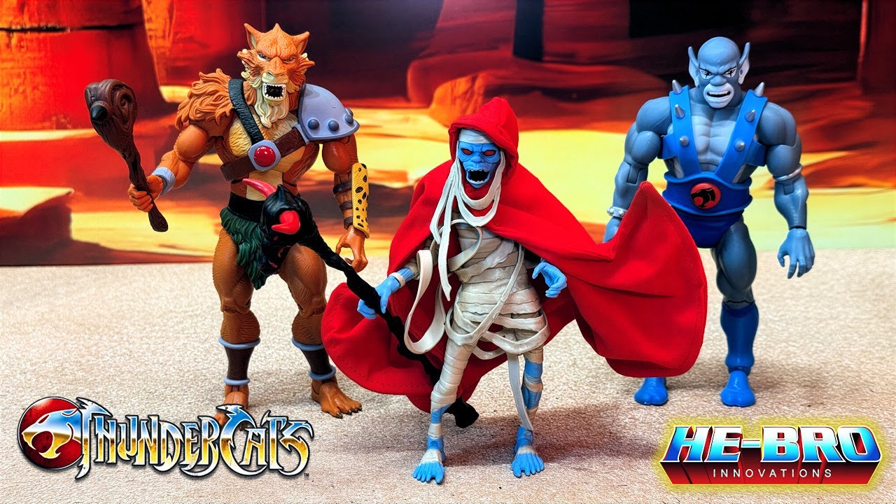 ThunderCats -Unboxing Thundercats Figures: Panthro, Jackalman, and Mumm-Ra! - Super7