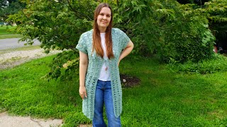 Easy Crochet Vest | Crochet Duster | Bag O Day Crochet