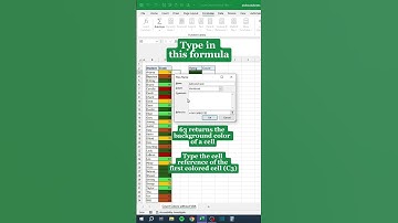 How to Count Colors WITHOUT VBA! #excel