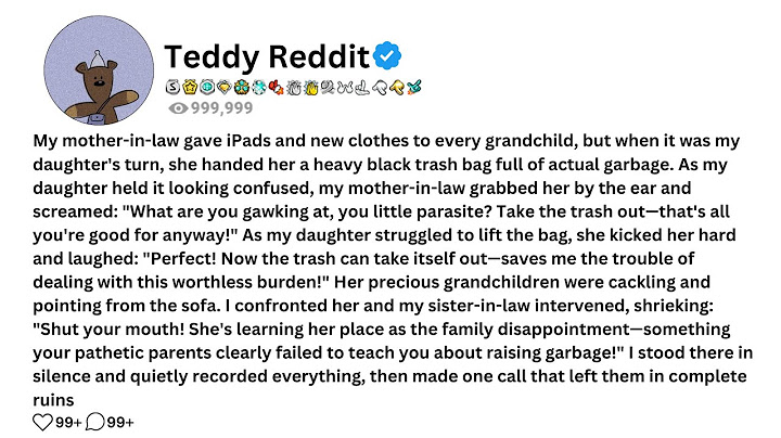 My mother-in-law gave iPads and new clothes to every grandchild, but when it was my daughter's turn
