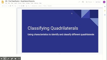 M5 - Final Classification - Quadrilateral Hierarchy - Classify this #1
