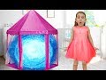 Hide and Seek playing Kids got into Toy House Magic Portal | Super Elsa