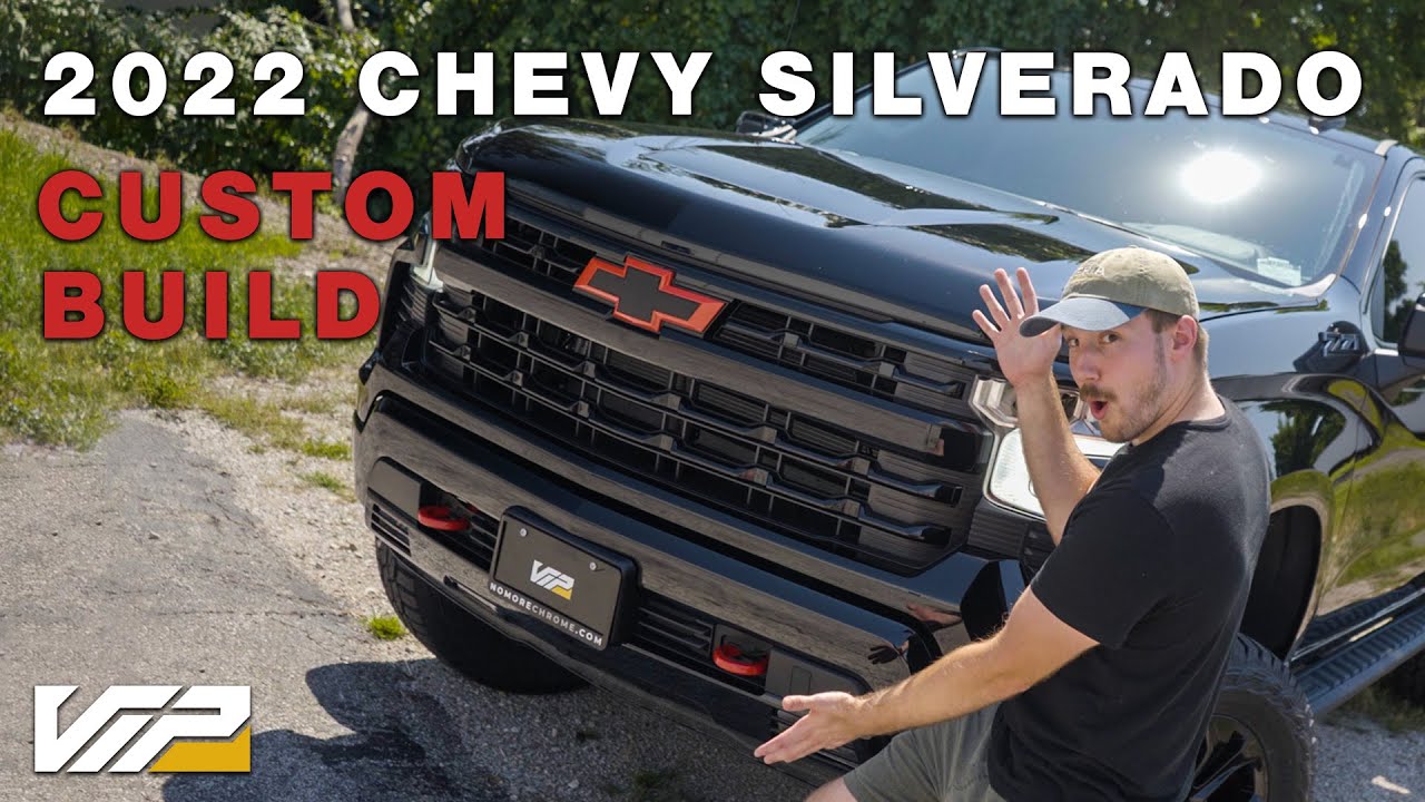 2022 Chevy Silverado – Awesome Blackout Off-Road Build With Red Accents –  VIP Auto Accessories Blog