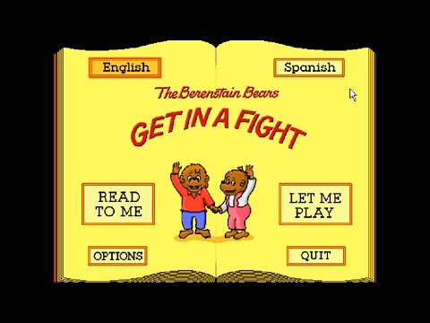 Living Books - The Berenstain Bears Get in a Fight (1995) [PC, Windows] 
