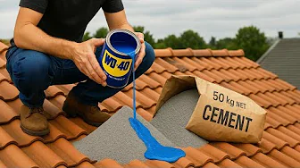 Few people know this secret! Free energy source from cement, styrofoam and WD40