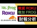 JFrog (FROG) | Roku (ROKU) | Cloudflare (NET) | 財報分析 | 減倉ROKU &amp; 加倉FROG