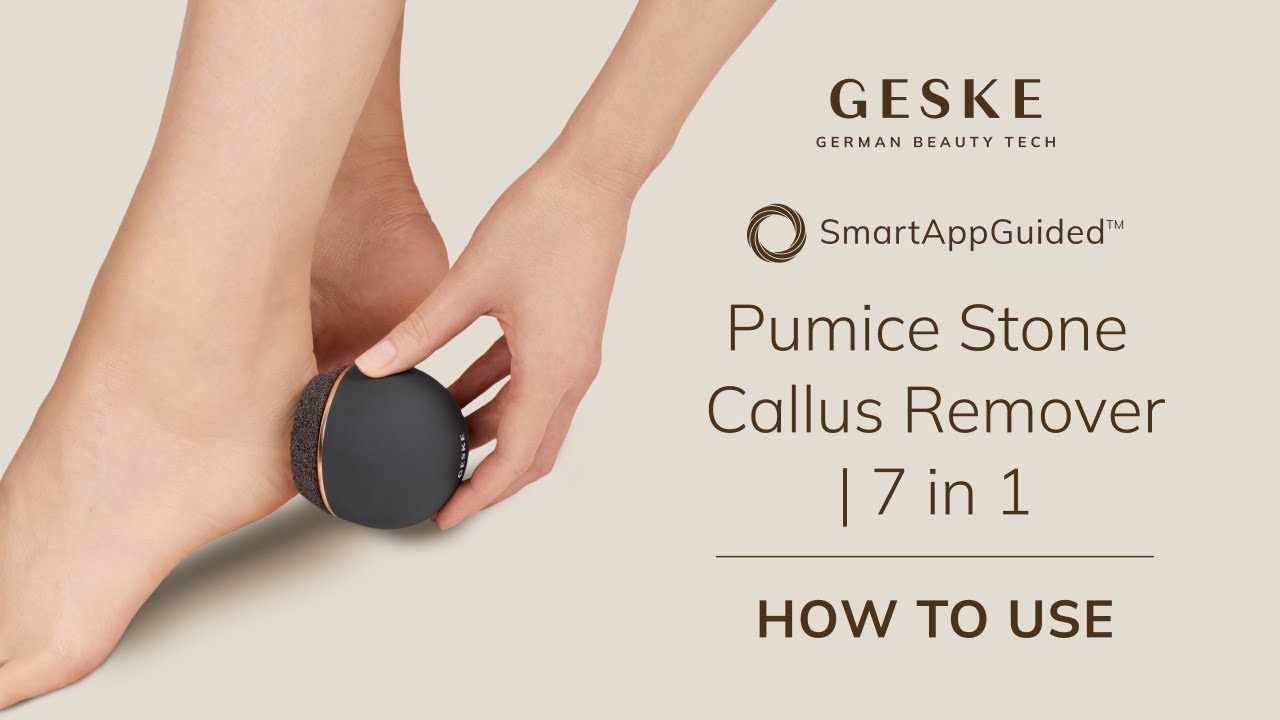 How to use GESKE - Pumice Stone Callus Remover | 7 in 1 - YouTube