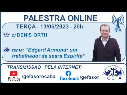 Assista: Palestra Online - c/ DENIS ORTH (13/06/2023)