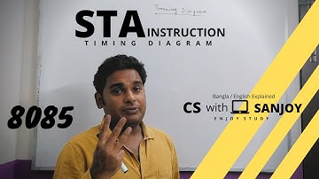 STA INSTRUCTION | Timing Diagram | 8085 Micro-processor | Bangla | Sanjoy Ghosh