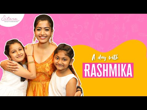 Aadya and Sitara with Rashmika Mandanna | Sarileru Neekevvaru | Aadya & Sitara