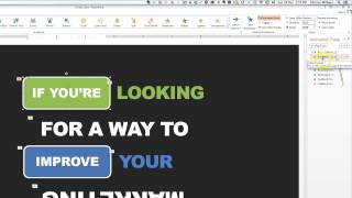 How To Change The Order of Animations in a Powerpoint Template