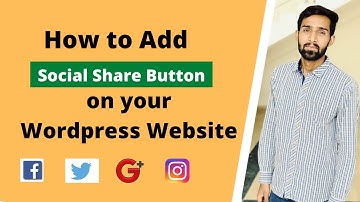 How to add Social Share Button on WordPress Website in URDU/HINDI || lec-11 || 2020