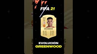 MASON GREENWOOD EVOLUCIÓN  FIFA 22