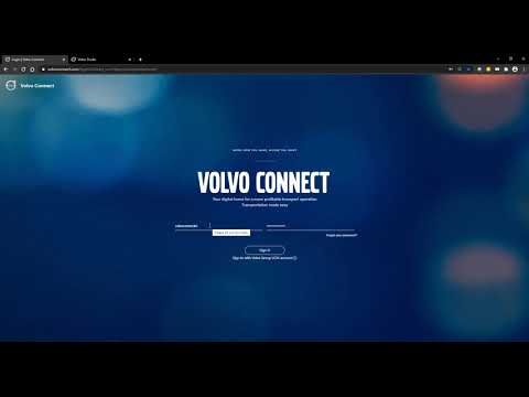 Volvo Connect se connecter