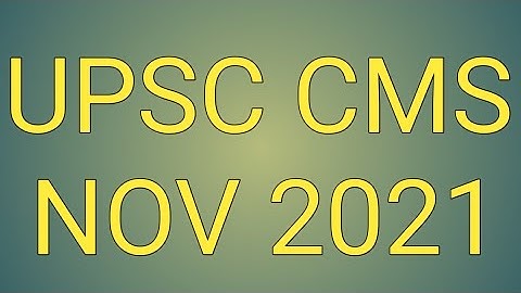 UPSC CMS NOV 2021 Paper 2 | Q211 to Q230 | UPSCCMS | #upsccms