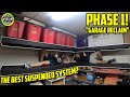 DIY Garage Storage Shelves - Threaded Rod Suspension System