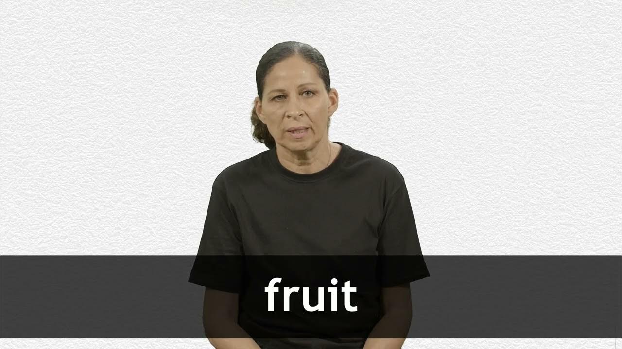 How to pronounce FRUIT in French YouTube