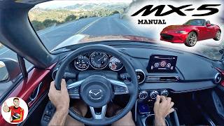 Just TRY Not to Love the 2023 Mazda MX-5 Miata Manual (POV Drive Review) screenshot 2