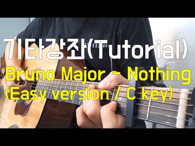 Nothing Tab Nothing Guitar Chords Bruno Major