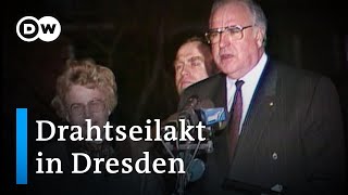 Drahtseilakt in Dresden - Helmut Kohls Rede und die Deutsche Einheit | DW Dokumentation