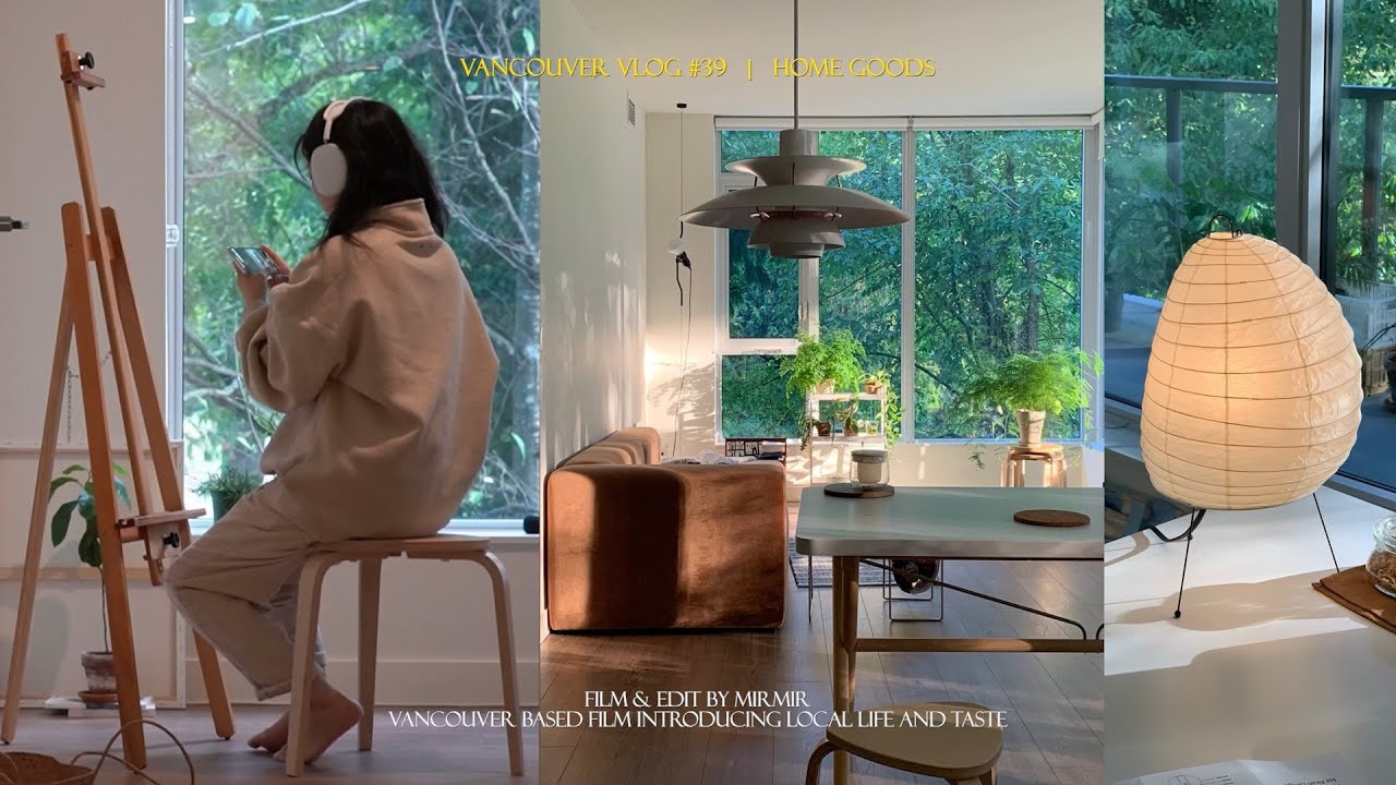 인테리어 소품, 전자기기 무한 언박싱! 무지선반, 브레빌, 헤이 트레이, 체스, 노구치 아카리, 이케아, 이젤 | 밴쿠버 Vlog #39