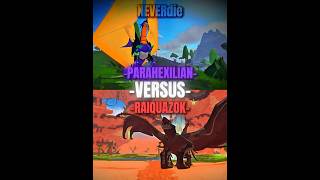 Parahexilian VS Raiquazok  #roblox #creatures #battle