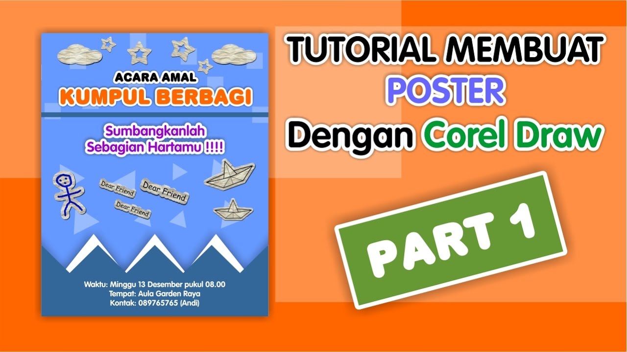 Cara Membuat Desain Poster Dengan Coreldraw