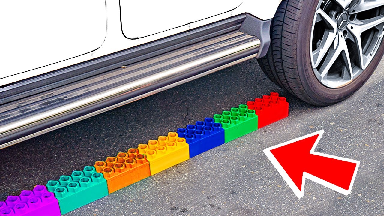 CRUSHING SATISFYING ITEMS BY CAR - CRUNCHY, SOFT & SQUISHY!