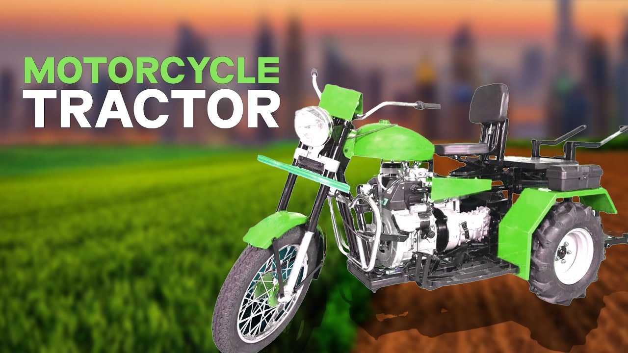Bullet Motorcycle turned Tractor