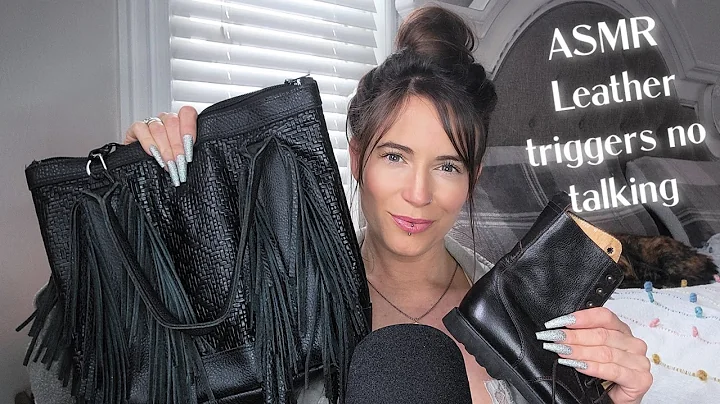 ASMR Leather Tapping and Scratching (No Talking)