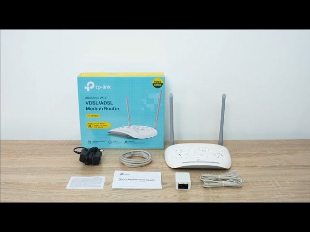 How to Set up a TP-Link DSL Router - YouTube
