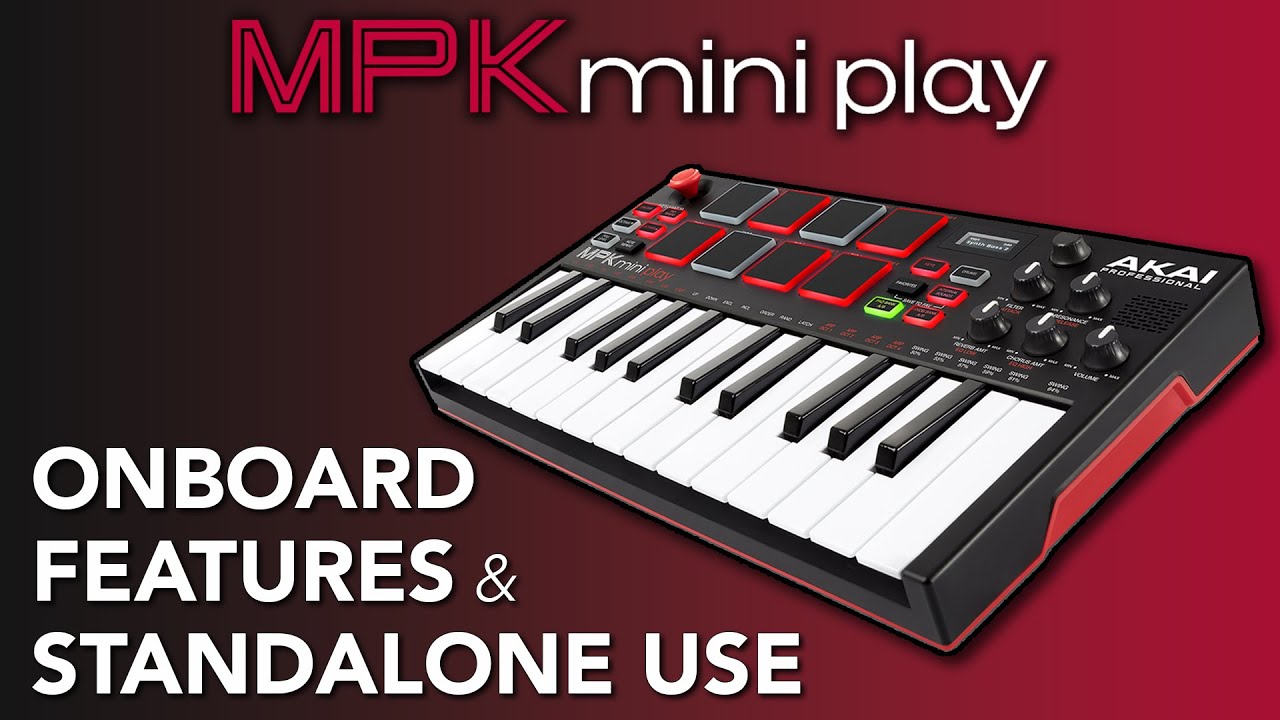 AKAI MPK mini Play MK3 | 音源内蔵・スピーカー搭載MIDIキーボード 