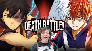 Reaction To Zuko VS Shoto Todoroki (Avatar VS My Hero Academia) | DEATH BATTLE!