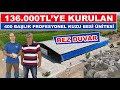 136.000 TL'ye Kurulan 400 Başlık Profesyonel Kuzu Besi Ünitesi