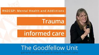 Trauma informed care: Mental Health & Addictions Day 2023