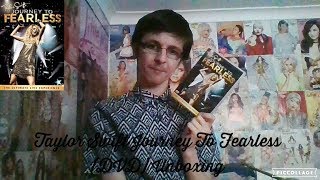 Taylor Swift Journey To Fearless dvd Unboxing