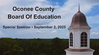 Oconee County Board Of Education Special Session • September 2, 2025