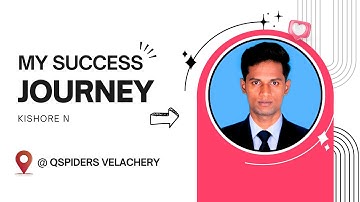 Congratulations, Mr. KISHORE N  for getting placed as a Software Developer