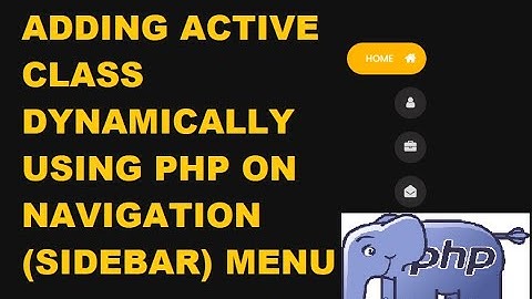 Add Active Class Dynamically in Navigation Menu in PHP | Personal Portfolio Website | PHP in Hindi
