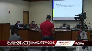 JPS Board Meeting on vaccine mandate