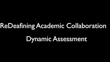 Dynamic Assessment