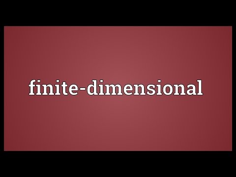 Finite-dimensional Meaning