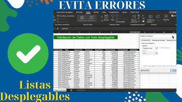 ✅ ¿Cómo Validar Datos con Listas Desplegables en EXCEL para evitar errores? como un PRO lo harás 📊