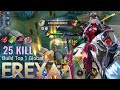 ⚡ FREYA BEST BUILD 2026! One Shot Enemies 😈 | MLBB Ranked