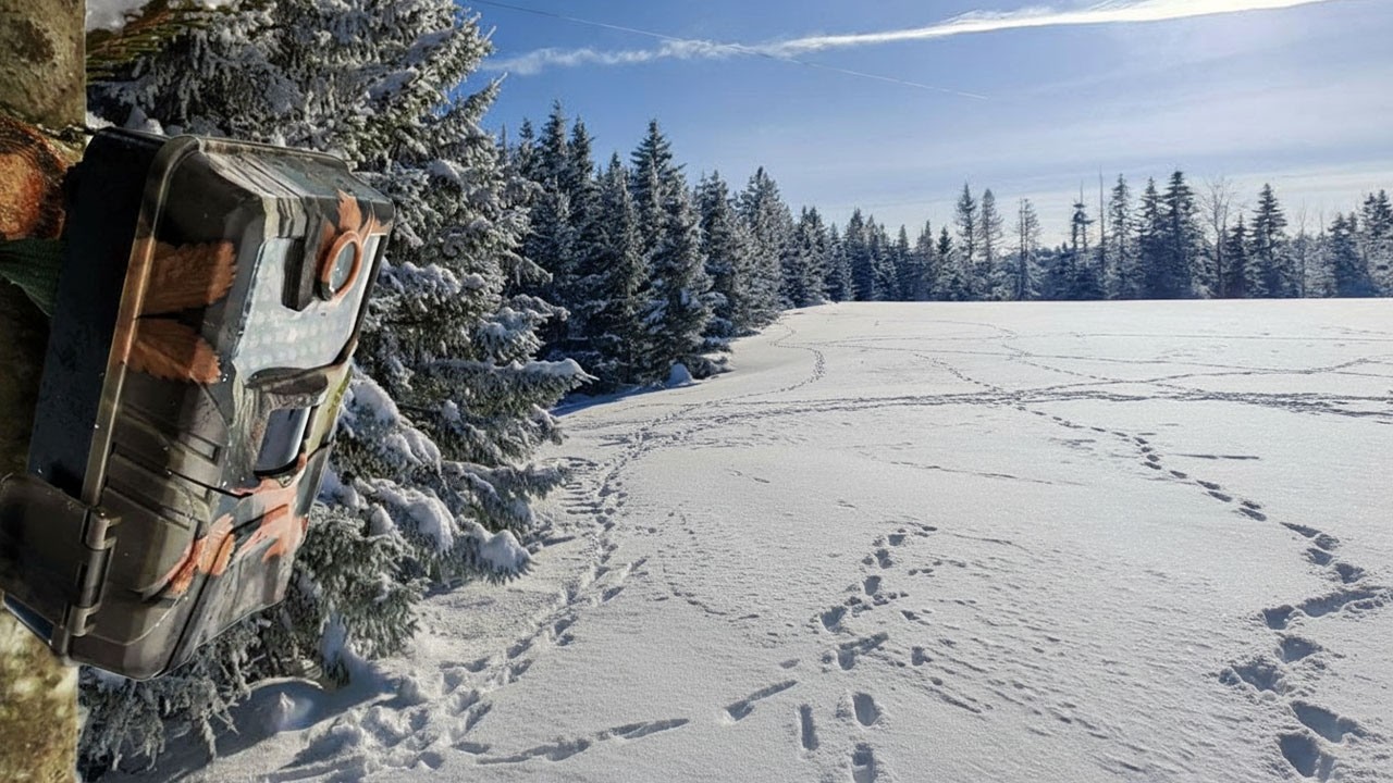 Что сняли ТРИ фотоловушки в самую СНЕЖНУЮ зиму? Февраль УДИВИЛ!