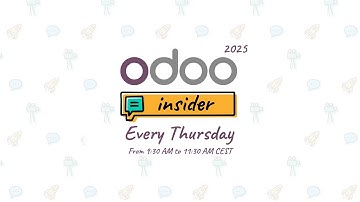 Odoo insider: regular live Q&A with Antoine