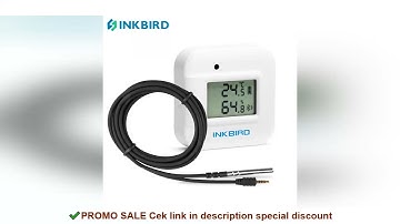 INKBIRD IBS-TH2 Plus Wireless Bluetooth Temperature and Humidity Monitor Waterproof External Probe M